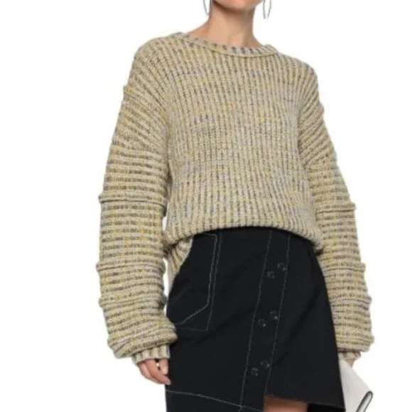 NWT Maje Marled Knit Sweater In Multicolor Size 2 (M)